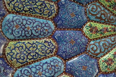 В Иране можно встретить настоящего мастера! Эта роспись тарелки увеличена приблизительно вдвое. Автор фото Завирюхина Мария (Масяня)